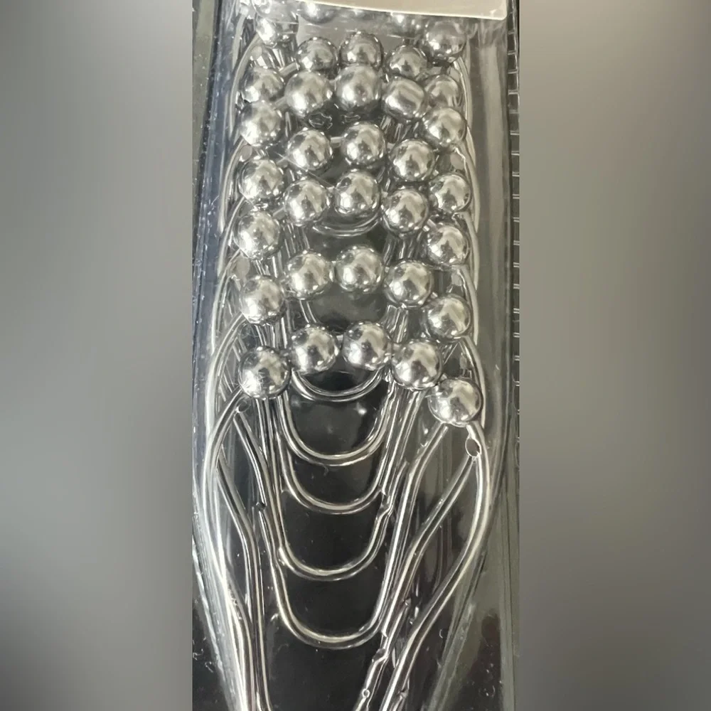 New - Shower Curtain Hangers - by ArtisticHome - 12 Easy Roller & Rust R…